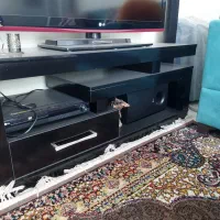 میز تی وی دو تیکه ام دی اف مشکی|میز تلویزیون|اصفهان, کوی شهید کشوری|دیوار