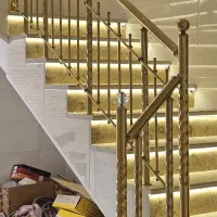 نرده پله استیل