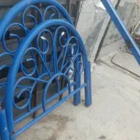 تخت خواب فلزی بچه یک نفره|تخت و سرویس خواب|گرگان, |دیوار