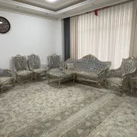 مبل سلطنتی ۹ نفره و میز نهارخوری ۶ نفره