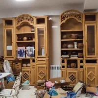 بوفه و کتابخانه|بوفه، ویترین، کنسول|بستان آباد, |دیوار
