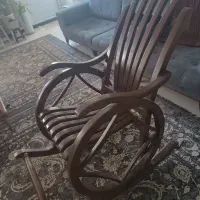 صندلی راک تمام چوب
