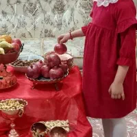 پیراهن دخترانه پیراهن یلدایی
