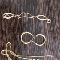 گوشواره و زنجیر طلا