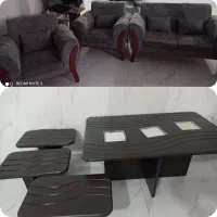 مبل عسلی روفرشی و فرشینه