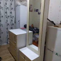 میز آرایشی آینه کشویی و دراور MDF