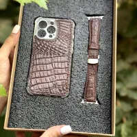 گارد چرم طبیعی و بند اپل واچ چرم طبیعی دستدوز|لوازم جانبی موبایل و تبلت|مشهد, الهیه|دیوار