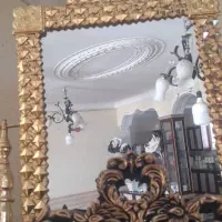 بوفه و ساعت ایستاده  و  اینه طالایی