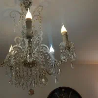 لوستر۵ شعله|لوستر و چراغ آویز|مشکین‌دشت, |دیوار