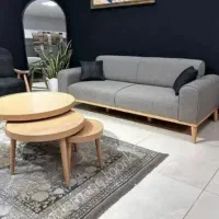 مبل راحتی مدل مینیمال لمون هشت نفره تخت شو|مبلمان خانگی و میز عسلی|اردبیل, |دیوار