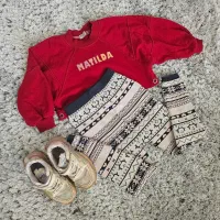 لباس زمستانی کاپشن و بافت دخترانه|کفش و لباس بچه|کرج, فاز ۴ مهرشهر|دیوار