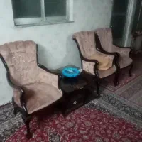 مبل 7 نفره بامی شیشه ای