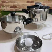 زودپز استیل 2 قلو یونیک