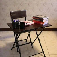 میز تاشو لپ تاپ مطالعه ناخن دورنگ سفیدقهوه ای|میز تحریر و کامپیوتر|تهران, استاد معین|دیوار