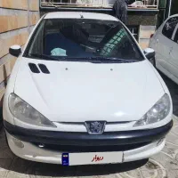206 تیپ 2 سفید رنگ سال 91