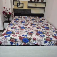 تخت خواب ۲ نفره جکدار بدون تشک|تخت و سرویس خواب|سمنان, |دیوار