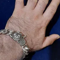 دستبند نقره آمریکایی اصل( دستساز) کلکسیونی|جواهرات|تهران, گلستان (شهرک راه آهن)|دیوار