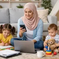 کار در منزل با گوشی حتی در شرایط جنگی