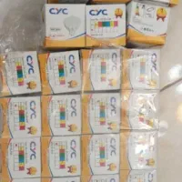 لامپ هالوژن ۵ وات سفید ، نو ، همراه قاب استیل