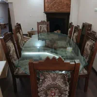 مبل با میز نهار خوری سلطنتی چوب روس اصل|مبلمان خانگی و میز عسلی|تهران, قیطریه|دیوار