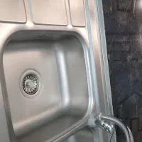 سینک ظرفشویی روکار به همراه شیر اهرمی|مصالح و تجهیزات ساختمان|تهران, تهرانسر غربی|دیوار