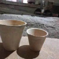گلدان خالی  سفالی سایز کوچک حراج شد