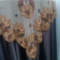 فروش میز گرد کامل|پرده، رانر، رومیزی|میانه, |دیوار