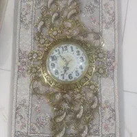 ساعت برنز ظرف سه طبقه برنز و جا کلیدی برنز