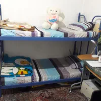 تخت دو طبقه فلزی|تخت و سرویس خواب|ملایر, |دیوار