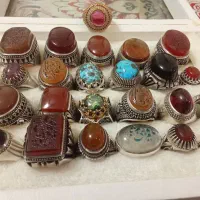 انواع انگشتر نقره با رکاب دست ساز