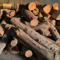 فروش تنه چوب گردو خشک کبریتی|عمده‌فروشی|خمینی‌شهر, |دیوار