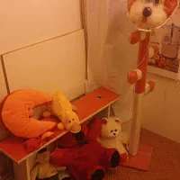 تابلو فرش عروسک و چوب لباسی بچه روشویی گلدان|تابلو فرش|اراک, |دیوار