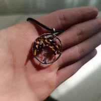 گردنبند سنگ چشم ببر|زیورآلات و اکسسوری|اسفراین, |دیوار