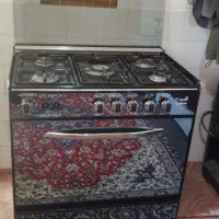 اجاق گاز پنج شعله سالم و سماور گازی