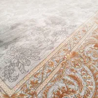 فرش ۱۲متری وینتج گل برجسته