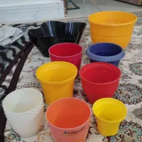 زیر گلدانی و گلدان