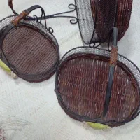 سبد فلزی  تزیینی وارداتی|صنایع دستی و سایر لوازم تزئینی|قشم, |دیوار