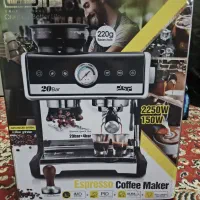 دستگاه قهوه ساز نیمه صنعتی dsp و دستگاه آسیاب AZUR