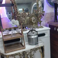 اینه شمعدان تمام برنز قدیمی|بوفه، ویترین، کنسول|تهران, جنت‌آباد مرکزی|دیوار
