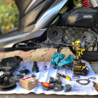 سرویس کلاچ موتور اسکوتر در محل