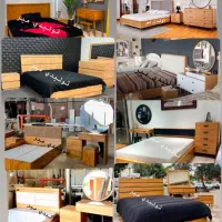 تخت دونفره تشک سرویس تخت خواب دونفره تختخواب