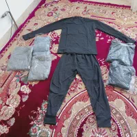 ست مردانه داخل خونه بلوز و شلوار ملانژ