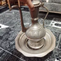 آفتابه لگن قدیمی عتیقه جنس مس|کلکسیون اشیاء عتیقه|گلستان (تهران), |دیوار