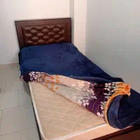 تخت یک نفره با تشک  در حد نو|تشک تختخواب|قائم‌شهر, |دیوار