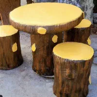 میز و صندلی و نیمکت سیمانی|مبلمان خانگی و میز عسلی|بندرعباس, |دیوار