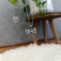 گردنبند پاپیونی جواهری