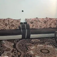 مبل 7 نفره و بوفه و میز ارایشی