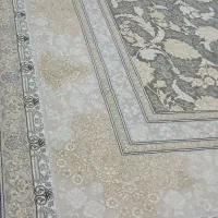 فرش ۹متری طلایی طوسی|فرش|ملایر, |دیوار