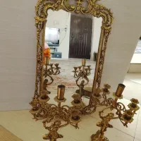 اینه وشمعدان برنج