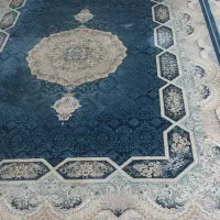 یه جفت  فرش ماشینی 1200شانه تمیزوبونه سوختگی 9متری